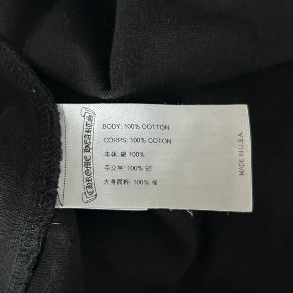 Chrome Hearts Matty Boy Black Stay Fast T-Shirt - Picture 4 of 7